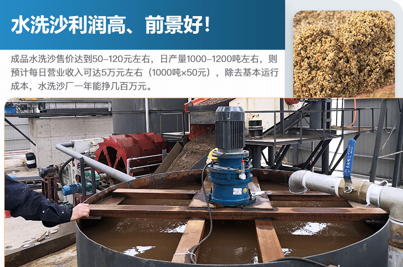 水洗砂的原料是什么？水洗沙一年能掙多少錢？