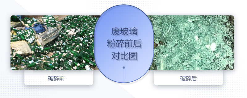 廢玻璃粉碎機配置、圖片及價格
